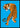 Tiger i Orange og Blå plakat