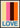 Retro Stripe LOVE Sommerfrugter plakat