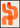 Orange Abstraktion plakat