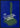 Blue and Green Abstraktion plakat