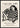 Galleri Noir Striped Contemplation plakat