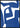 Blue Abstrakt plakat