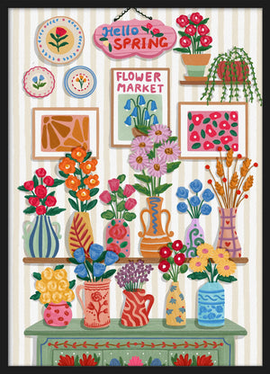 Flower market plakater