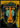 Mandrill farverig kunstplakat